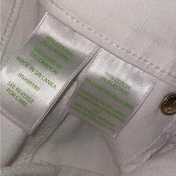 Lilly Pulitzer White Skinny Jeans - Picture 3 of 8